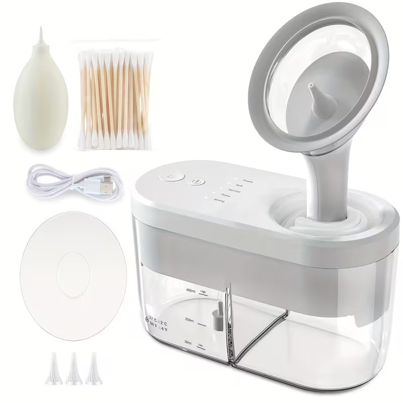 Electric Ear Cleaner – Automatic Earwax & Ear Canal Cleaning Device with Hair Drain Catcher