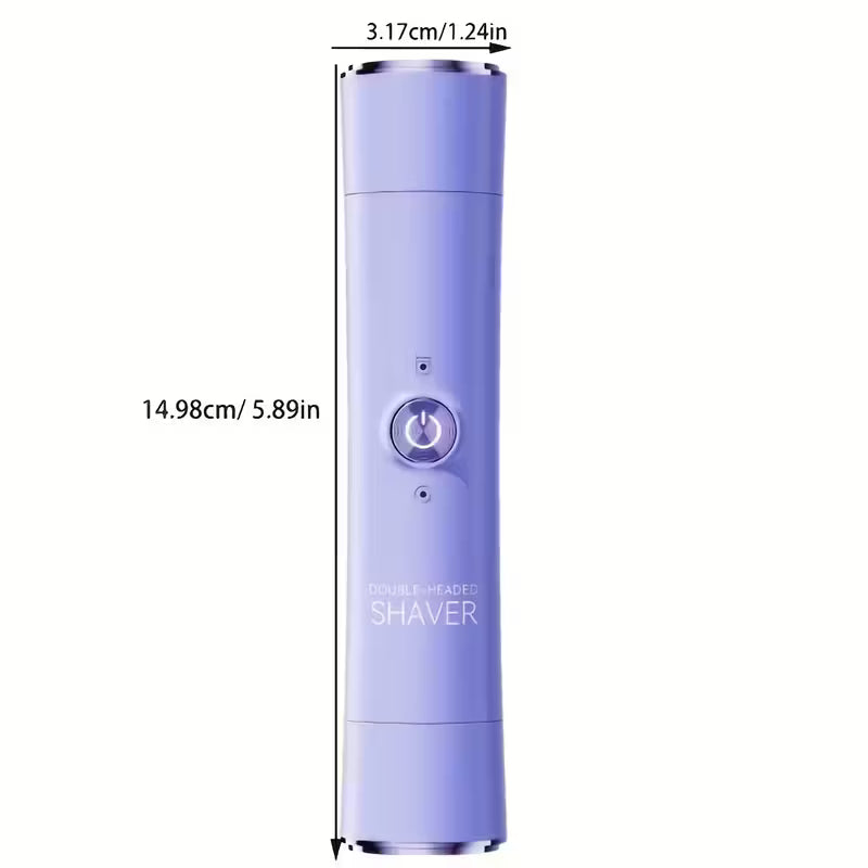 Double-Head Electric Shaver – Wireless USB Bikini & Body Trimmer, Wet & Dry