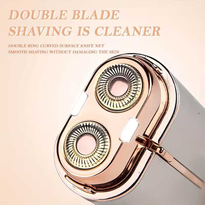 Painless Mini Electric Lady Shaver for Women – Portable Facial & Bikini Hair Removal Device