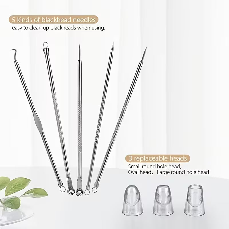 Blackhead Remover Pore Vacuum – Battery-Powered Deep Pore Cleaner