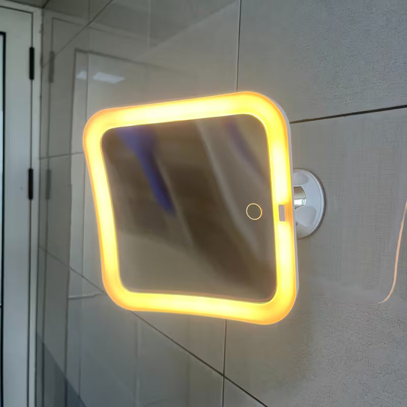 10X LED Suction Cup Vanity Mirror – 2 Light Modes