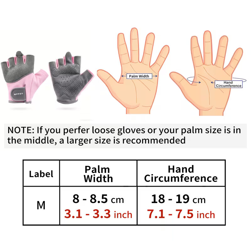 Fingerless Workout Gloves – Breathable Gym & Cycling Grip