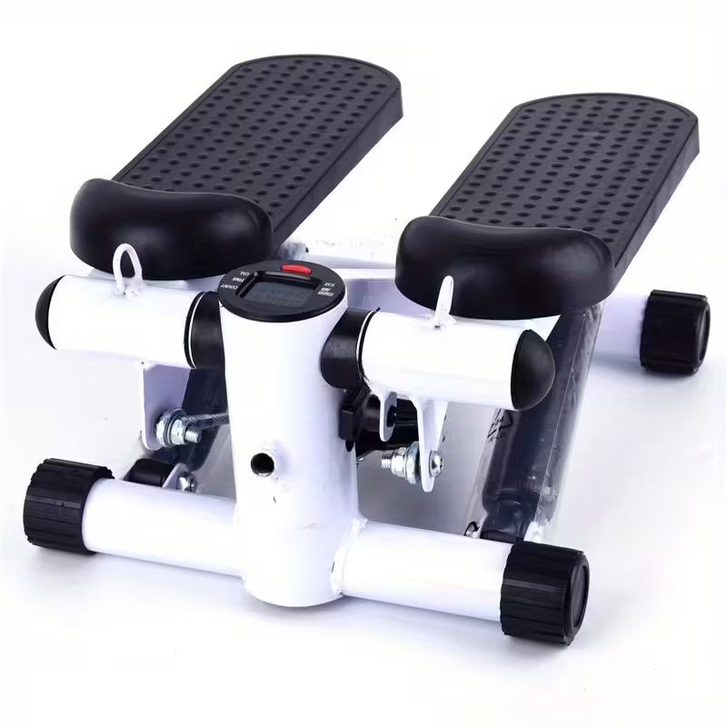 Hydraulic Stepper Machine with Resistance Bands & LCD Display