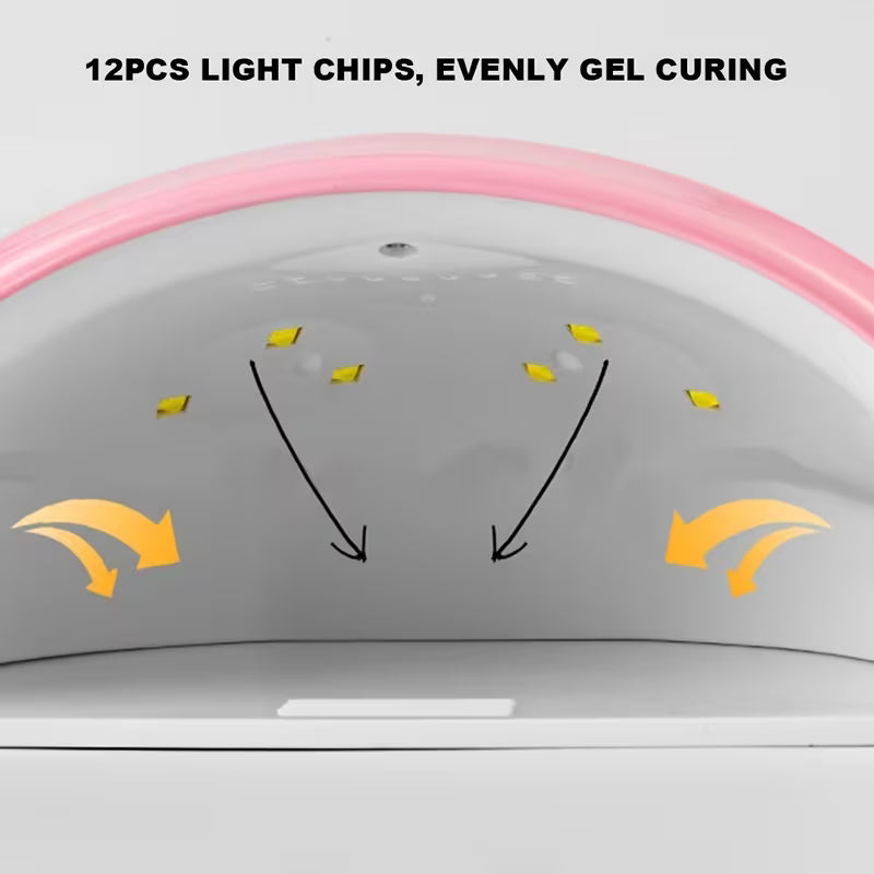 36W LED Nail Dryer Lamp with Sensor & Digital Timer