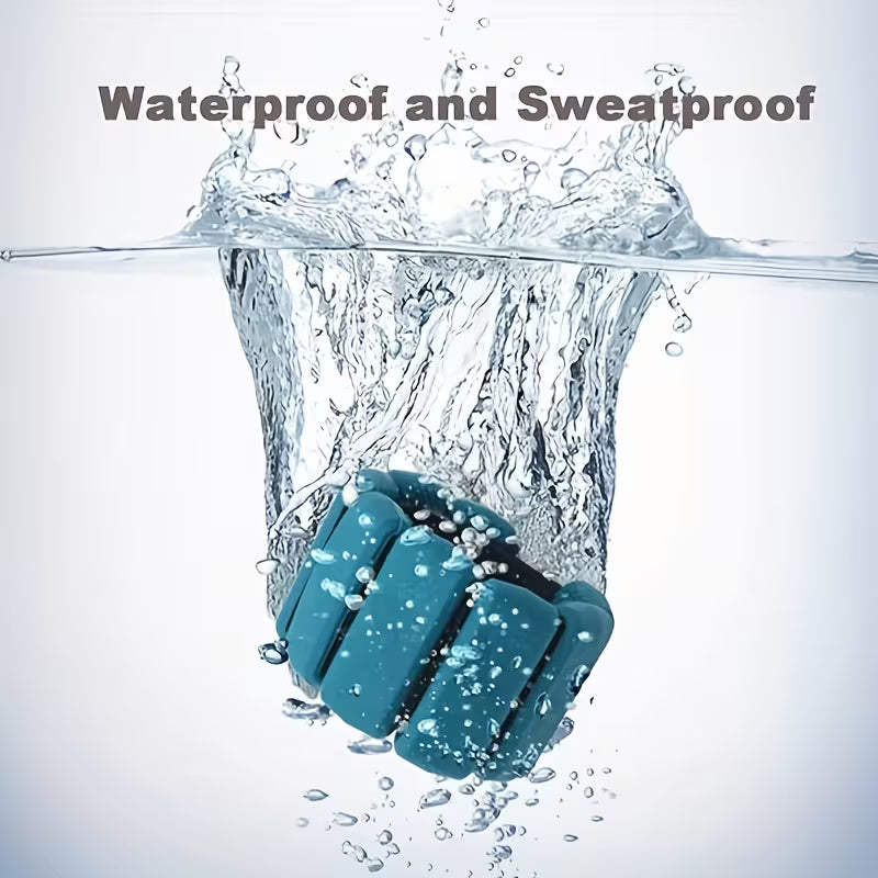 Removable Silicone Weight Bracelet for Swimming, Running & Fitness Training