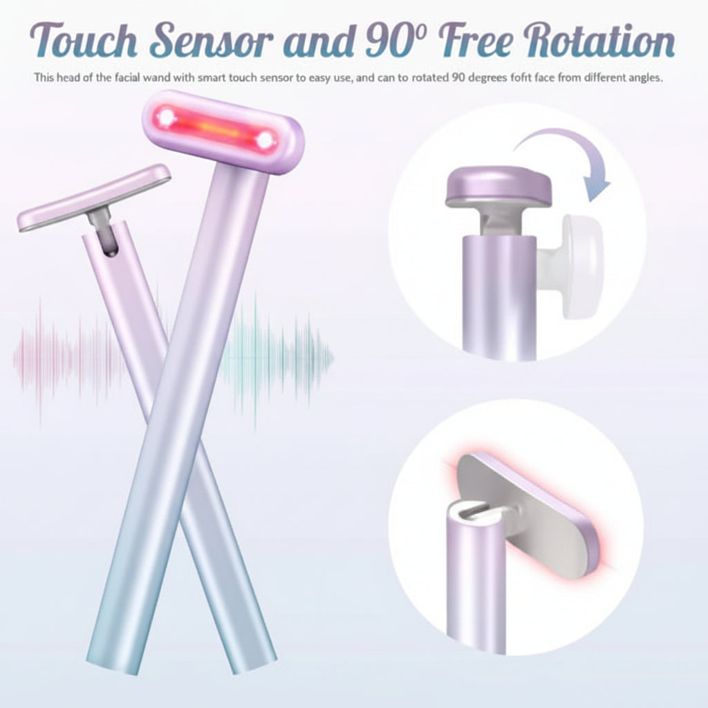 Red Light Therapy Face Massager