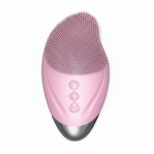 Facial Cleansing Device, Waterproof Beauty Instrument, Eye Beauty Device - Pink