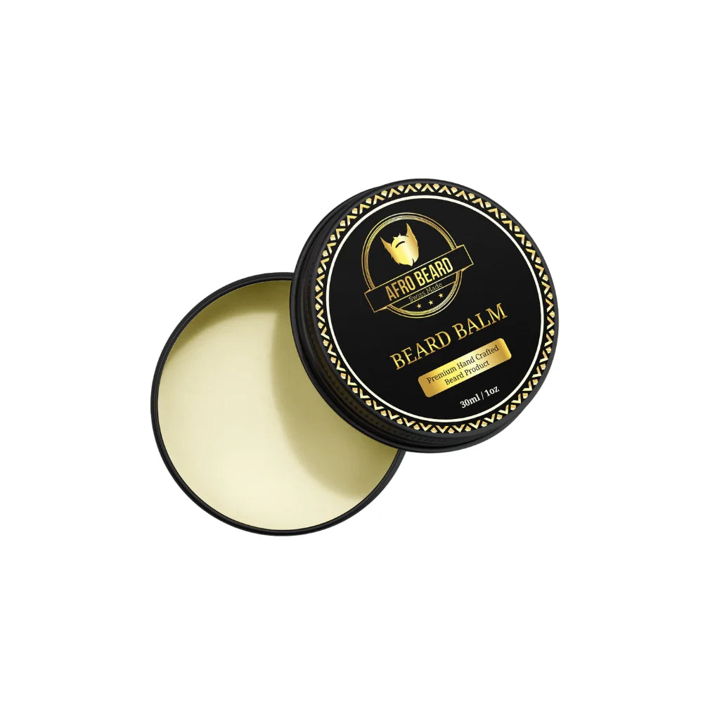 AfroBeard Ultimate Beard Growth & Care Bundle: Classic Oil, Balm & Deluxe Roller