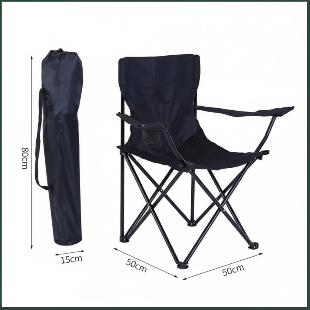 Portable Folding Chair For Camping & Outdoor-120KG