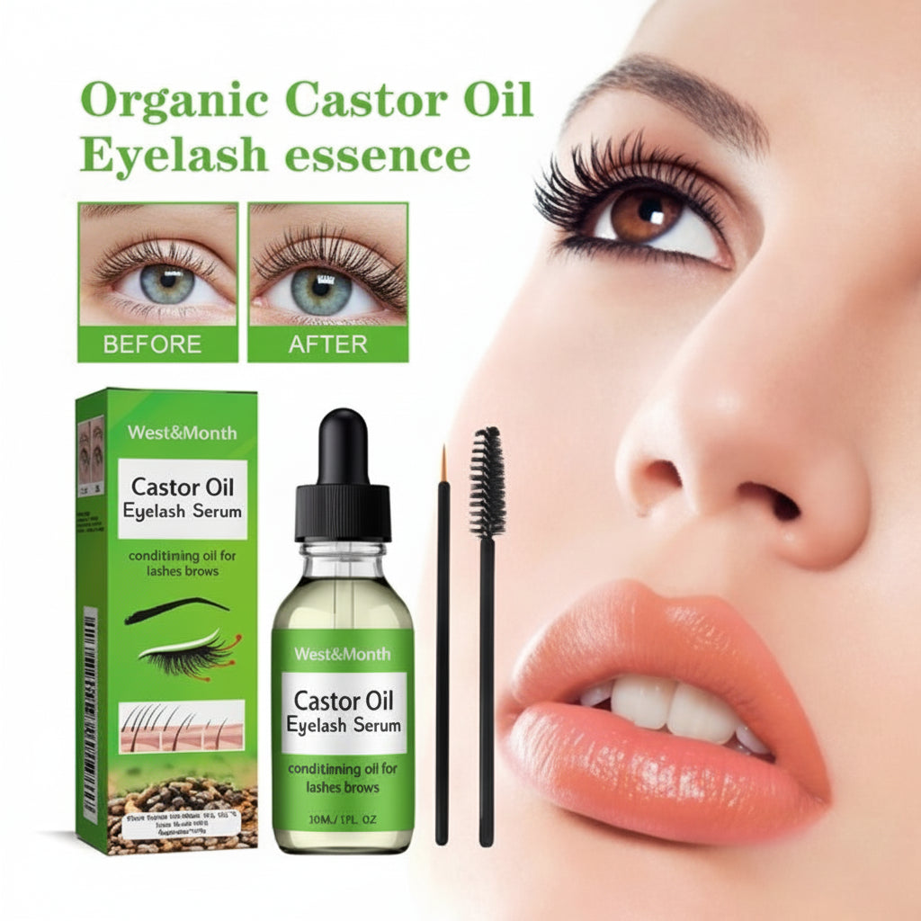Castor Oil Eyelash Serum Brow Growth Booster