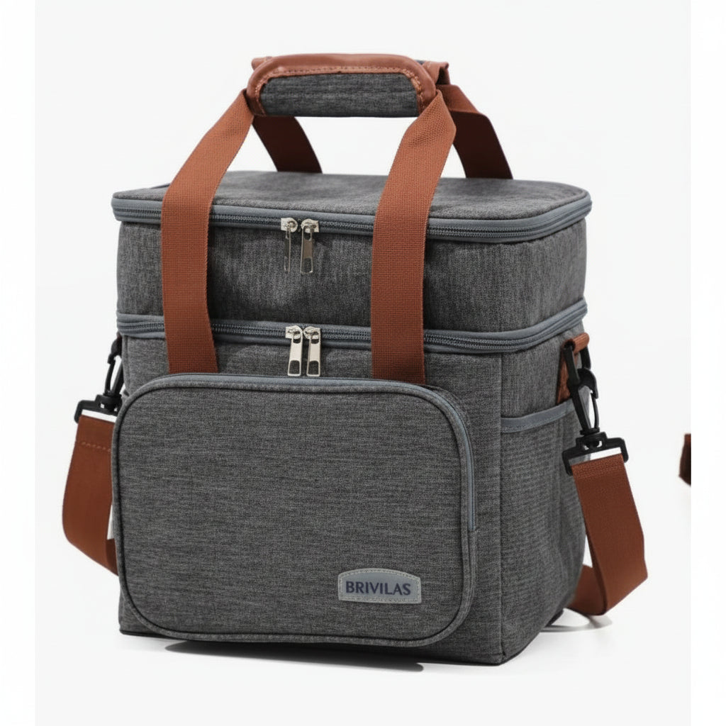 Double Layer Lunch Bag