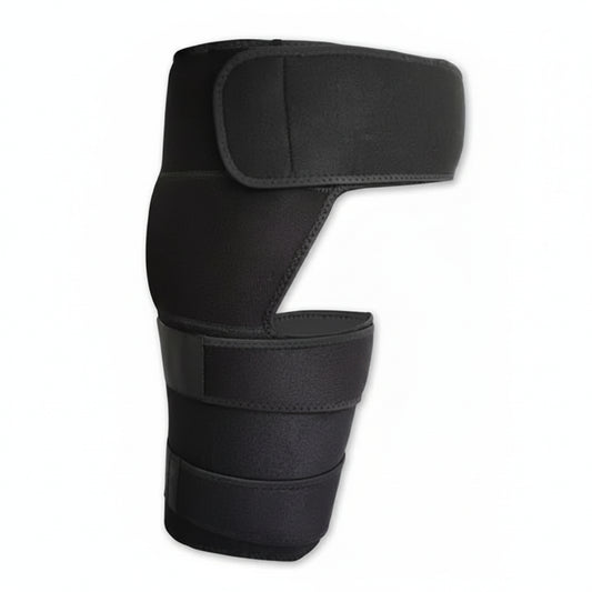 Waist And Leg Support With & Groin Pull Wrap - Unisex (black, 1pc)