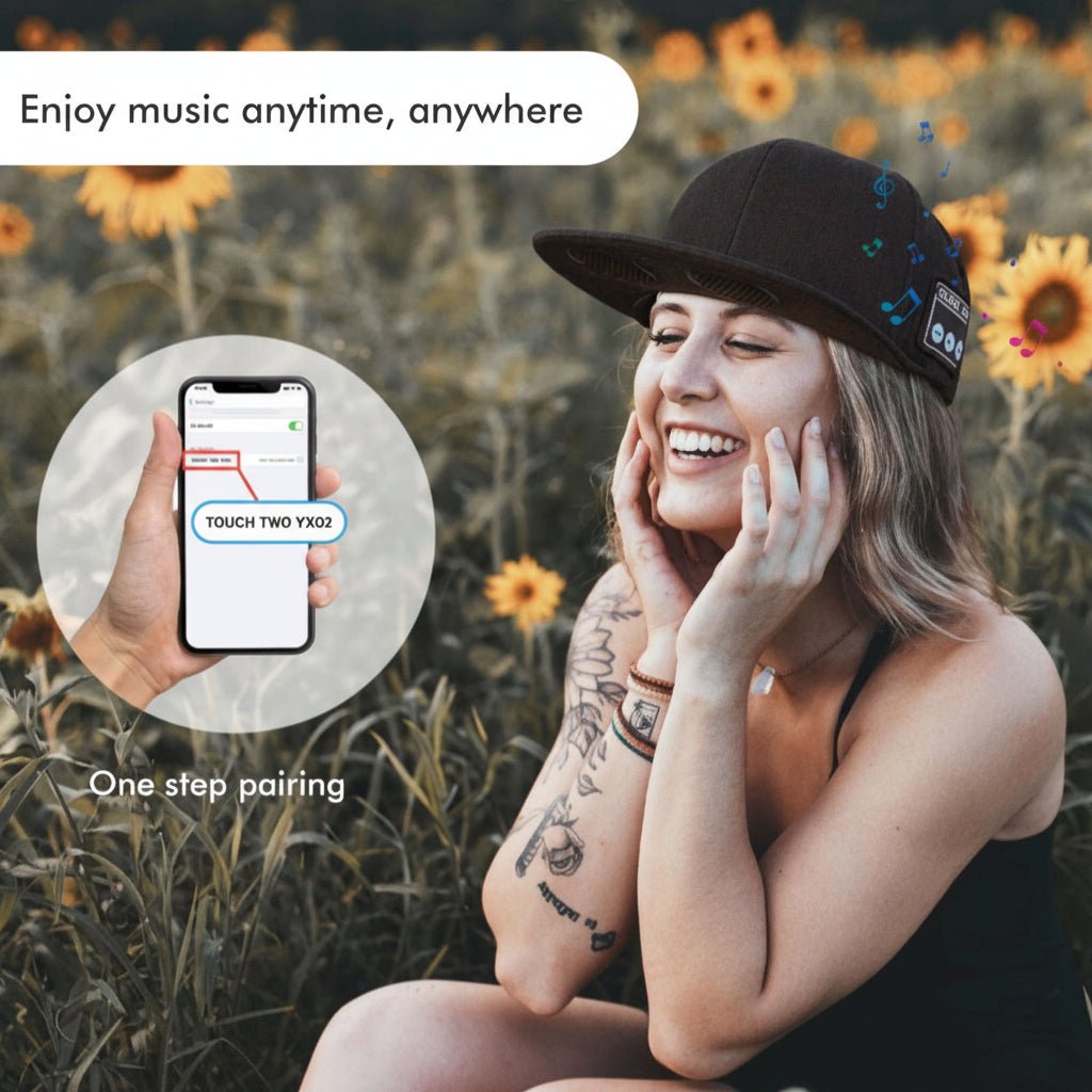 Bluetooth Speaker Beanie Hat – Wireless Music Cap