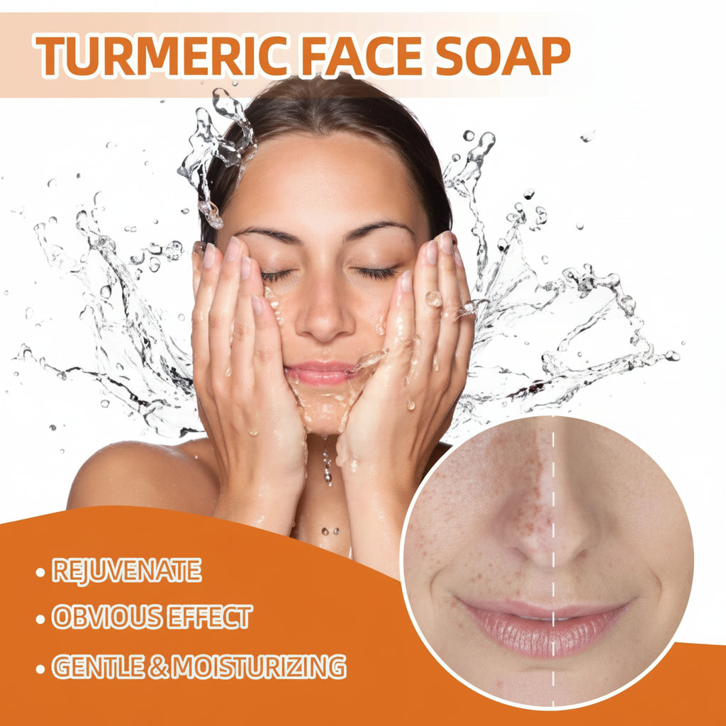Turmeric Facial Soap for Blemish-Prone Skin
