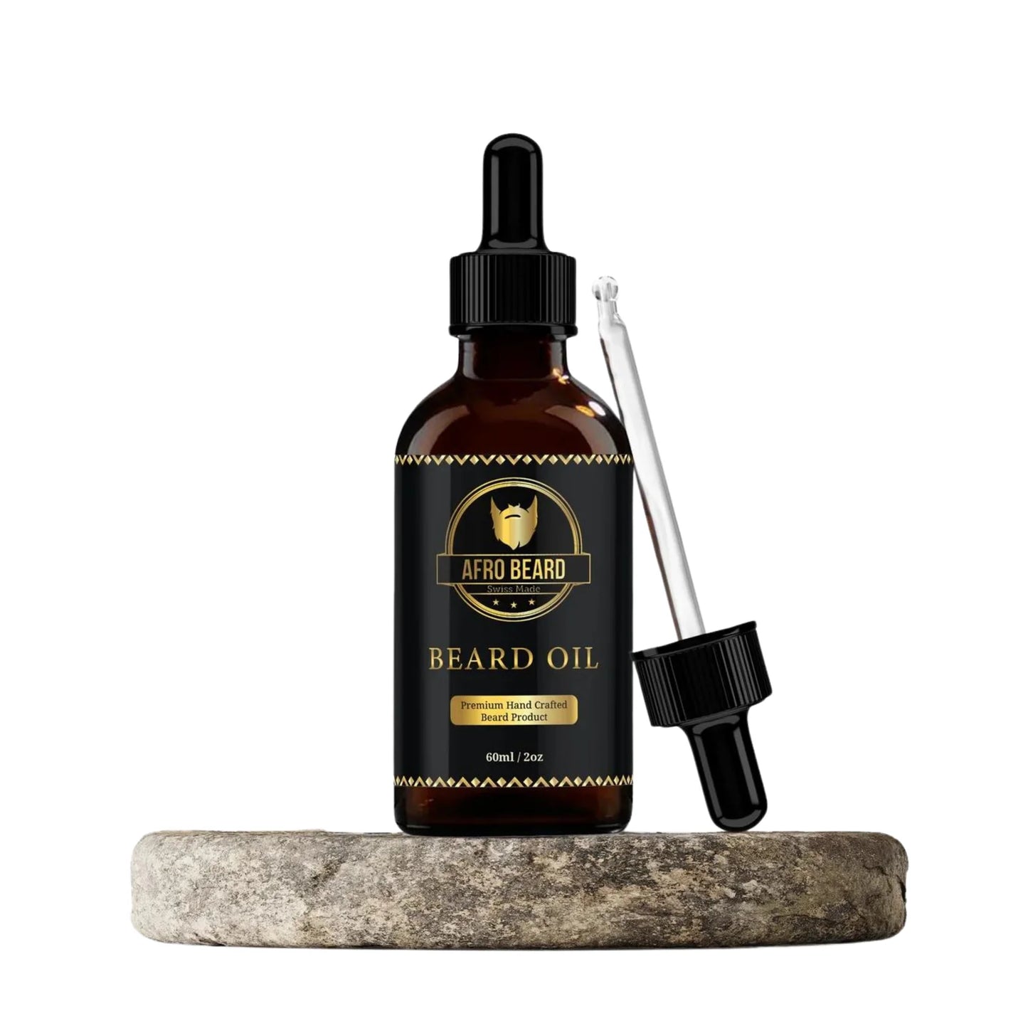 AfroBeard: Classic 2in1 Beard Grooming Kit for Growth & Moisture