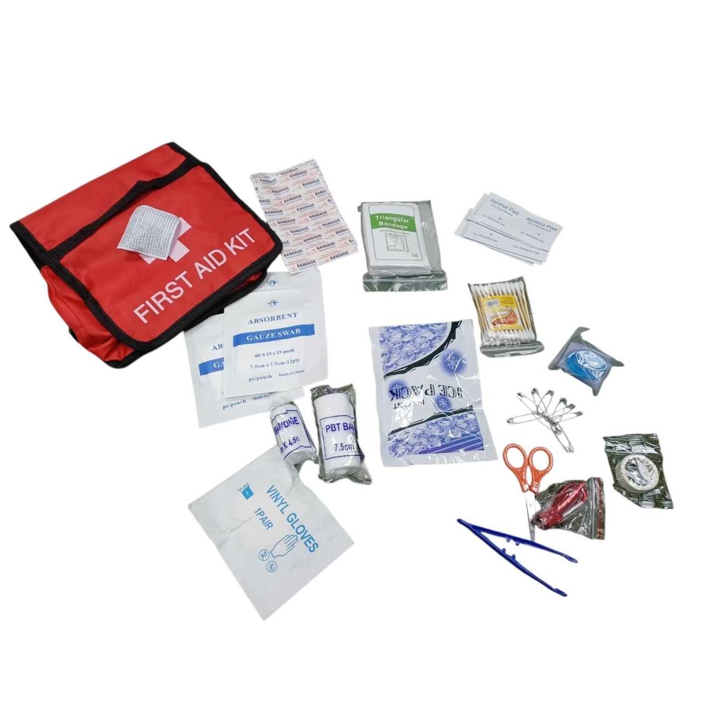 First Aid Kit – 62 Piece