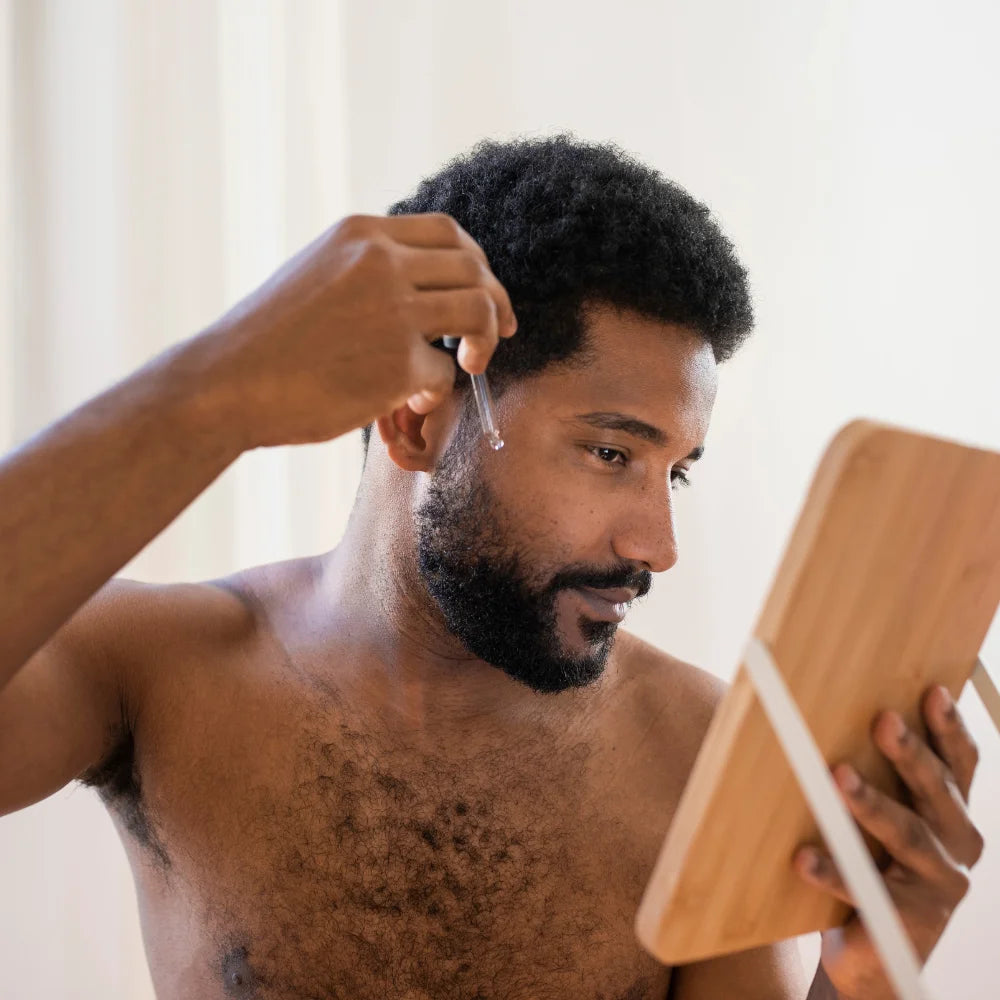 AfroBeard Ultimate Beard Growth & Care Bundle: Classic Oil, Balm & Deluxe Roller