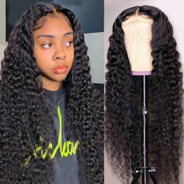 16 Inch Deep Wave 4x4 Closure Wig Human Hair