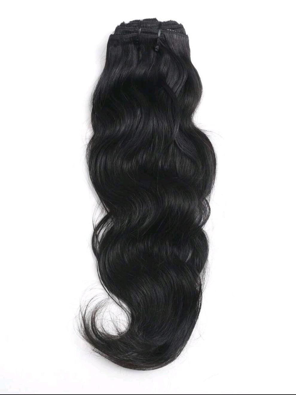 Black Eave Human Hair Clip-in