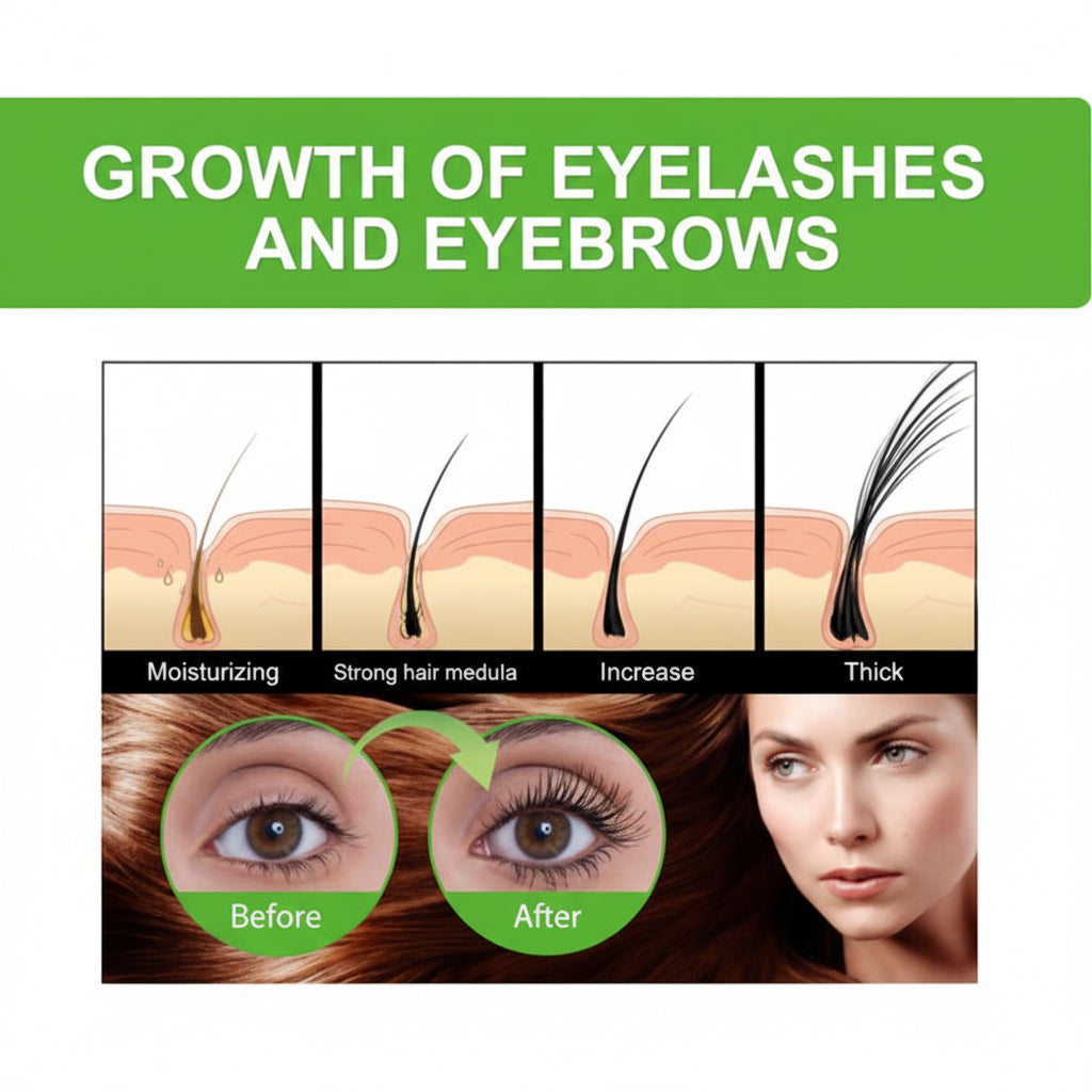 Castor Oil Eyelash Serum Brow Growth Booster