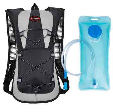Tactical Hydration Backpack, Green Set, 2.0L Bladder For Hiking, Biking, Running
