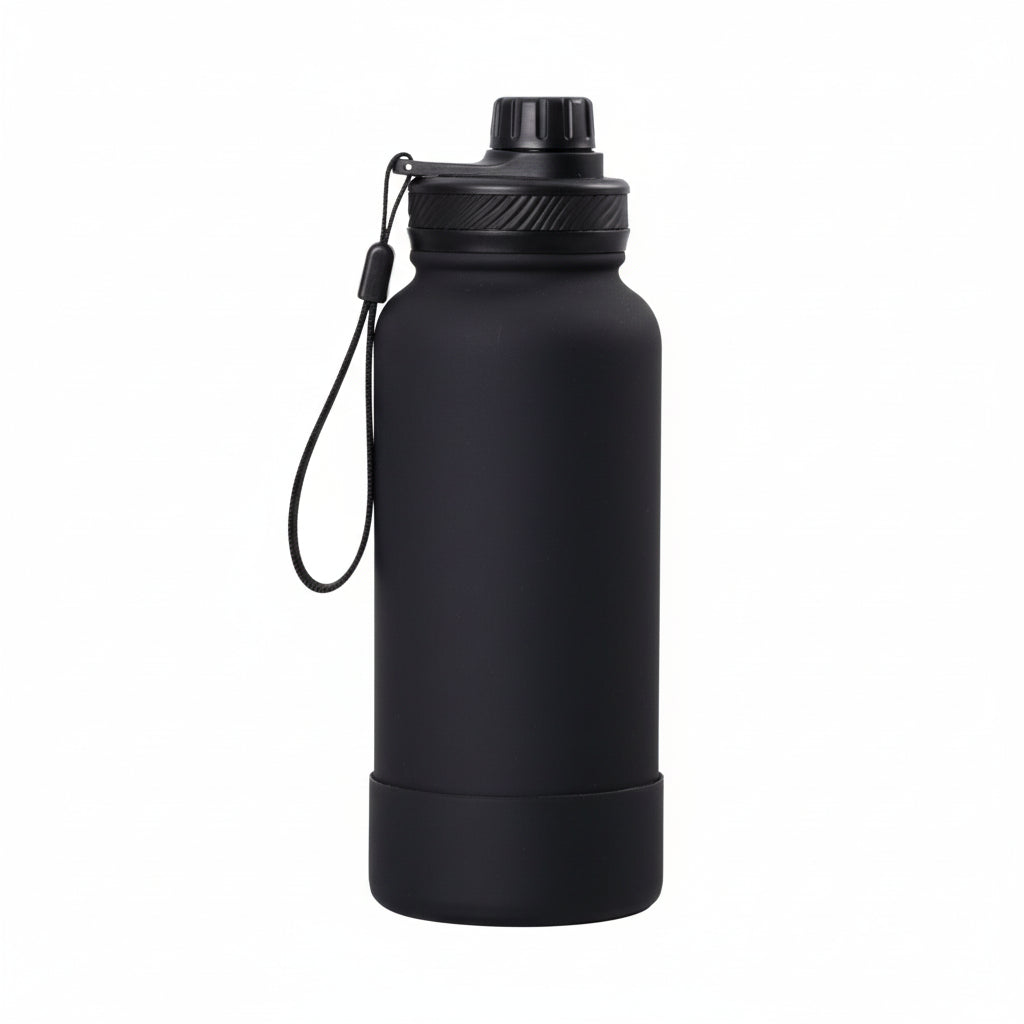 Stainless Steel Magnetic Thermos Cup Mobile Phone Holder Photo Taking Large Capacity Cold Water