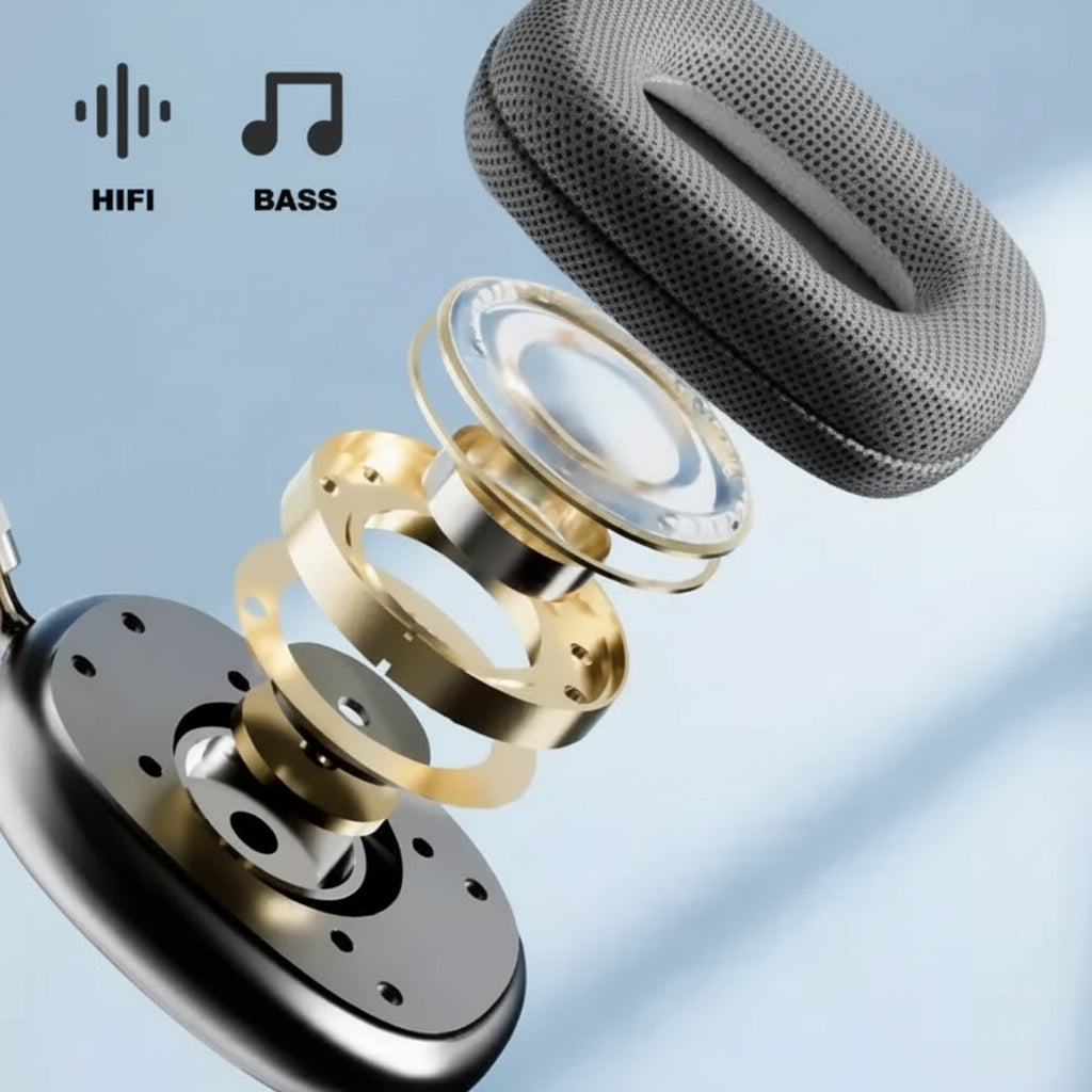 New Max P9 Pro Wireless Bluetooth 5.1 Headphone