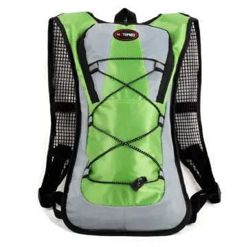 Tactical Hydration Backpack, Green Set, 2.0L Bladder For Hiking, Biking, Running