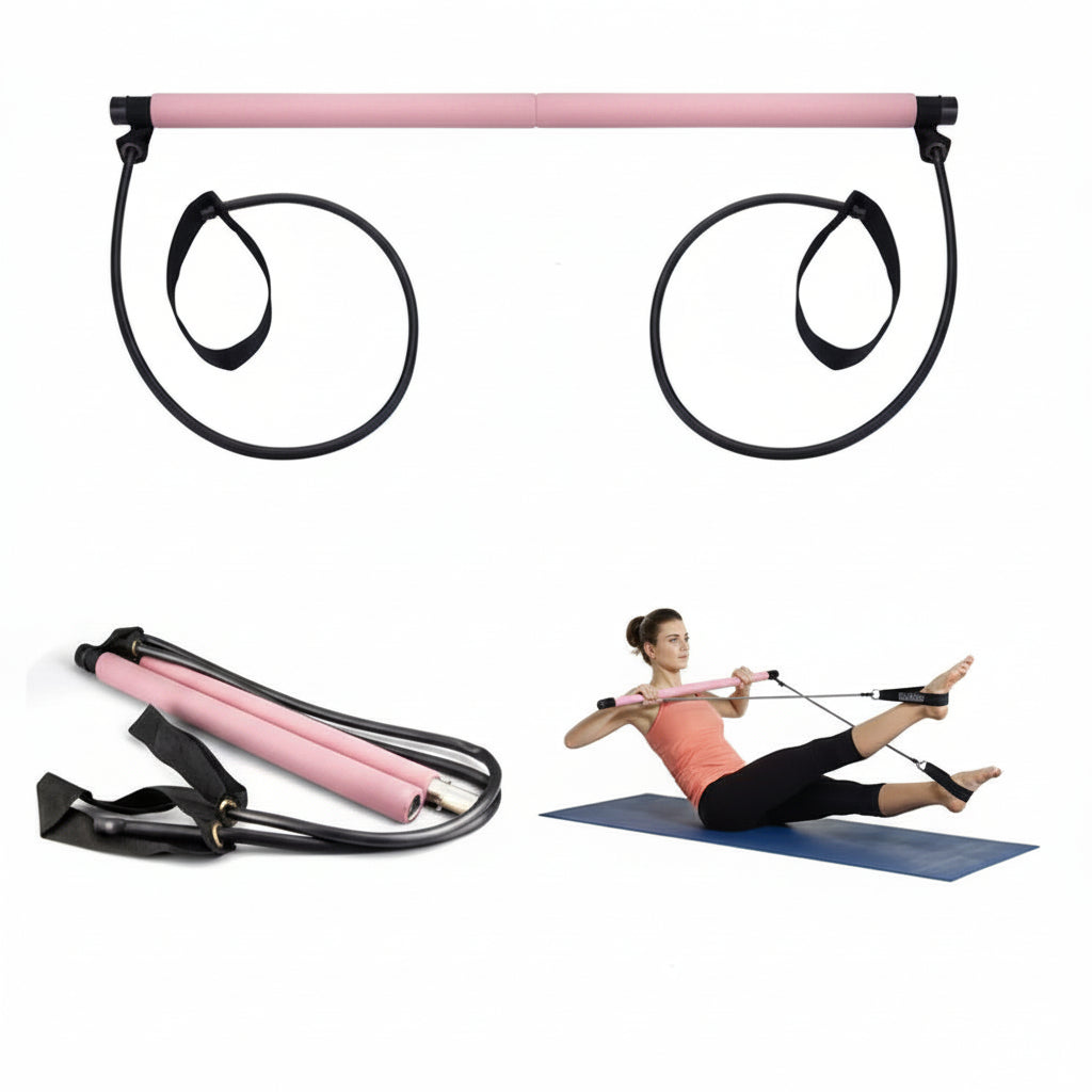 Pilates Bar Kit With Resistance Bands