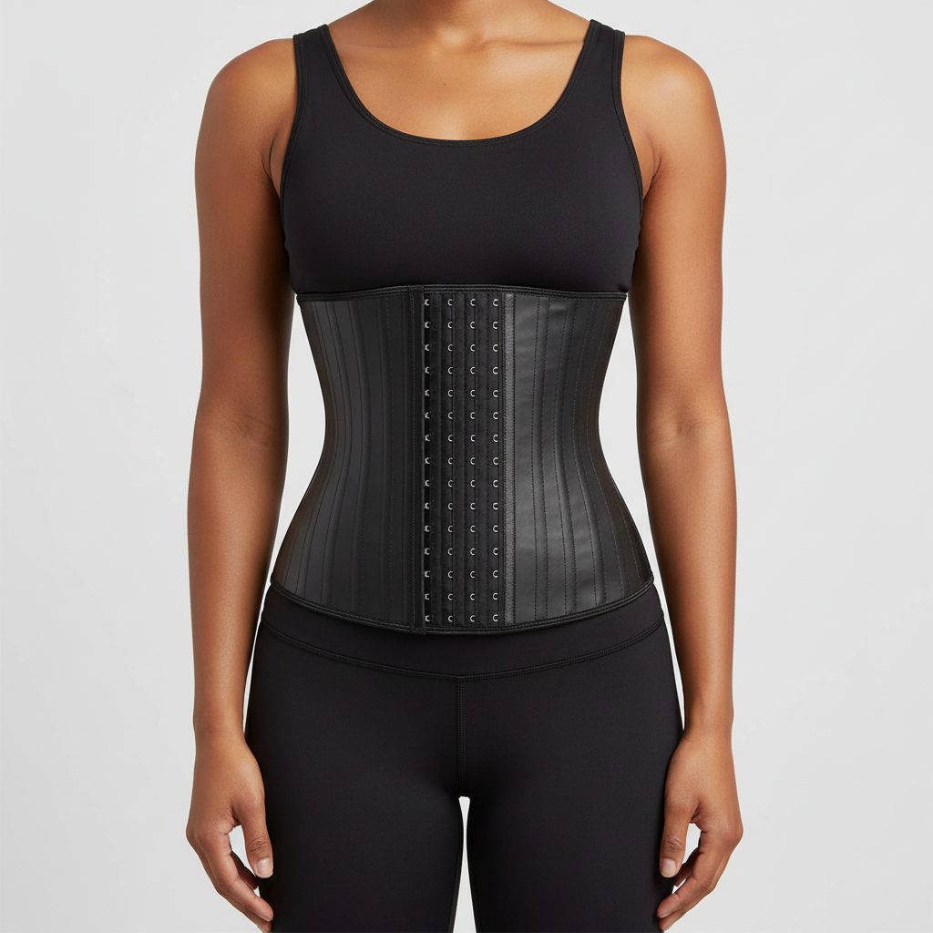 Steel Bone Latex Waist Trainer Belly Slimming