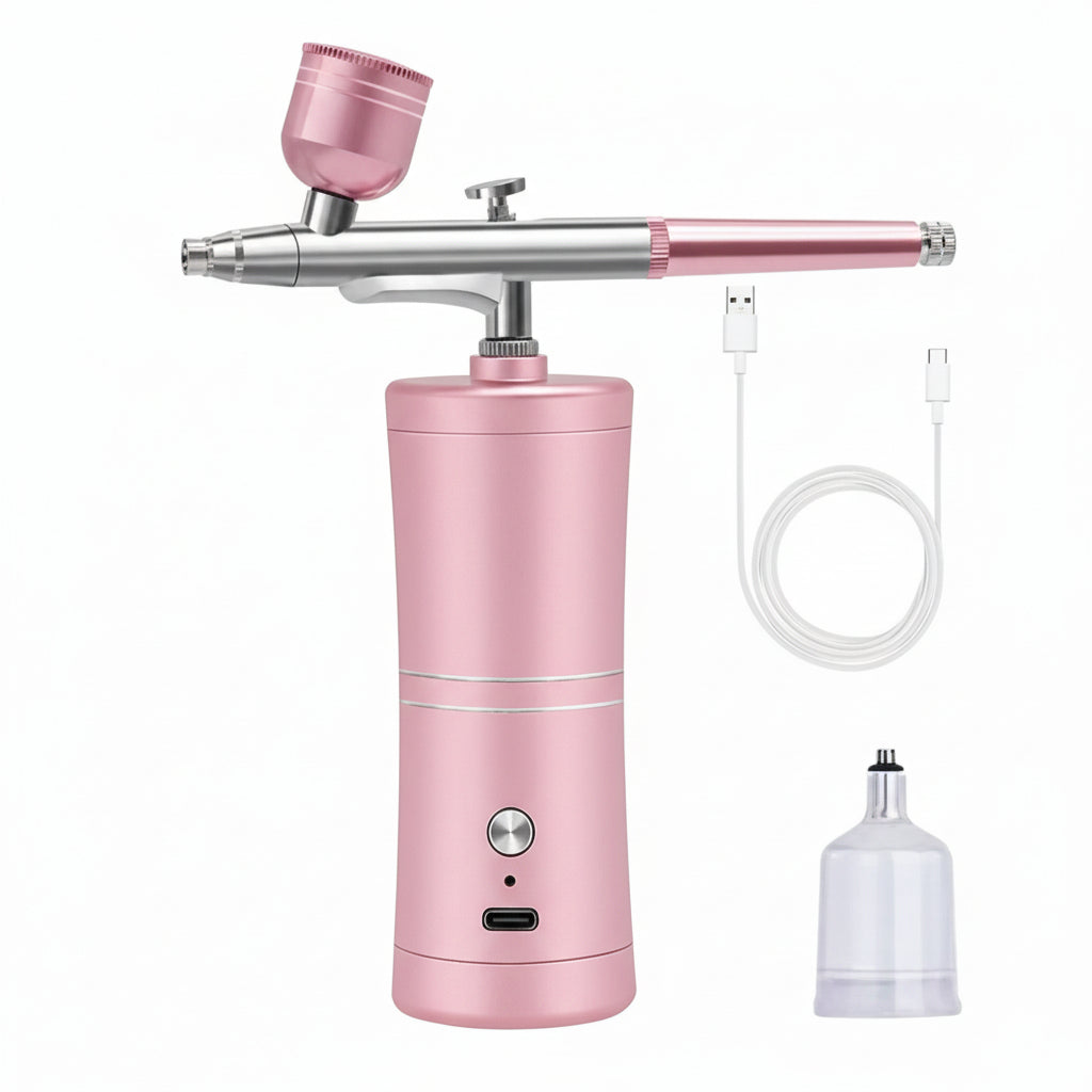 Portable Airbrush Compressor Kit – For Nails, Art, Cake & Makeup