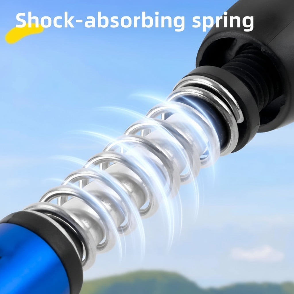 Three-Section Aluminium Alloy Trekking Pole Adjustable Ultra Light