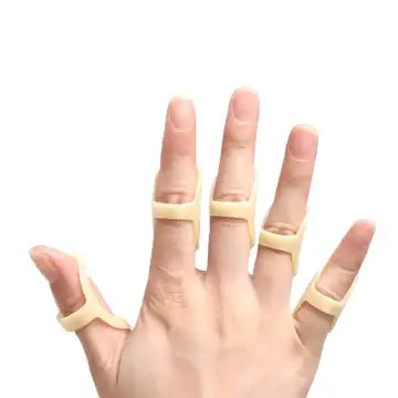 10Pcs Oval Finger Splints & Finger Sleeves Kit For Arthritis