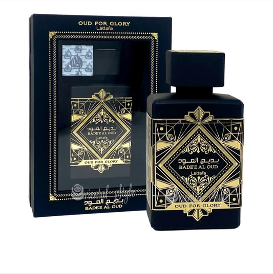 Oud For Glory By Lattafa - Bade'e Al Oud - Eau de parfum 100ml (Unisex) (Inspired)
