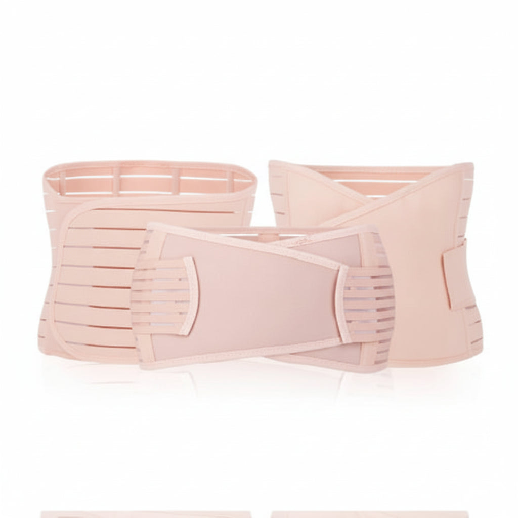 3-in-1 Postpartum Belly Wrap Set Nude
