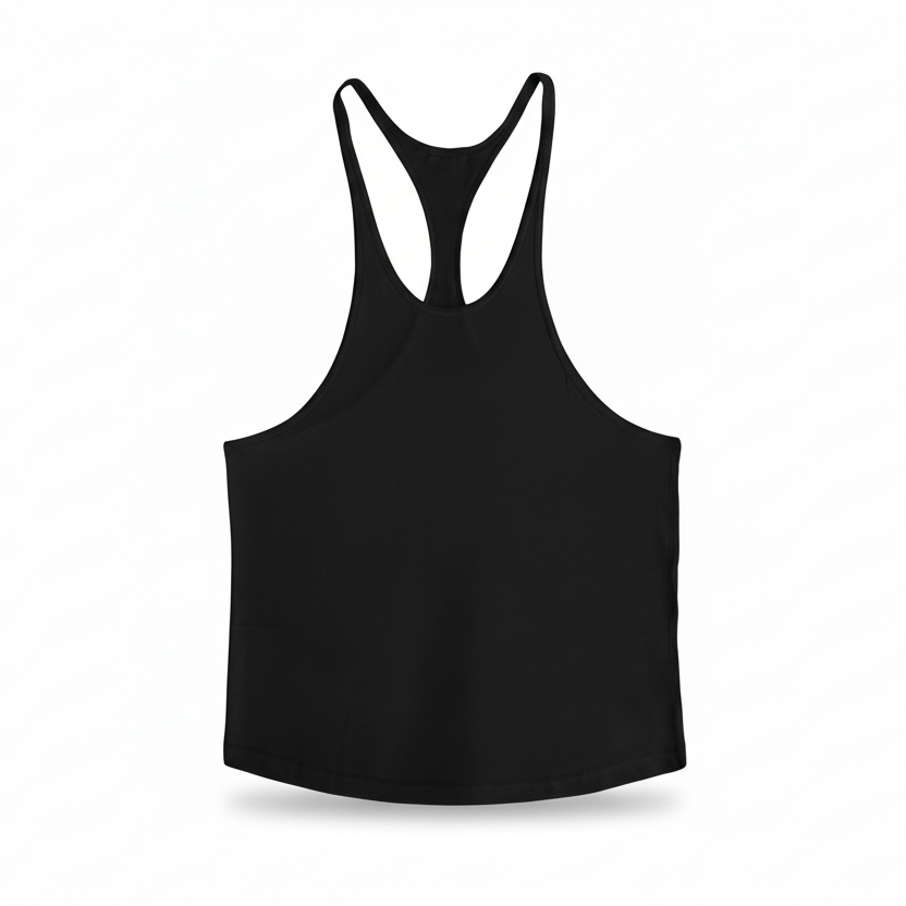 Men's Stringer Tank Tops Muscule Cut Bodybuilding Gym Vest Y-Back Fitness T-Shirts 3Pc Set