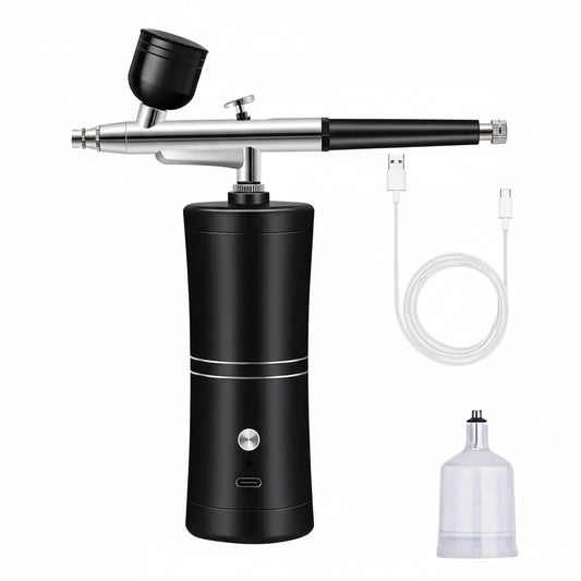 Portable Airbrush Compressor Kit – For Nails, Art, Cake & Makeup