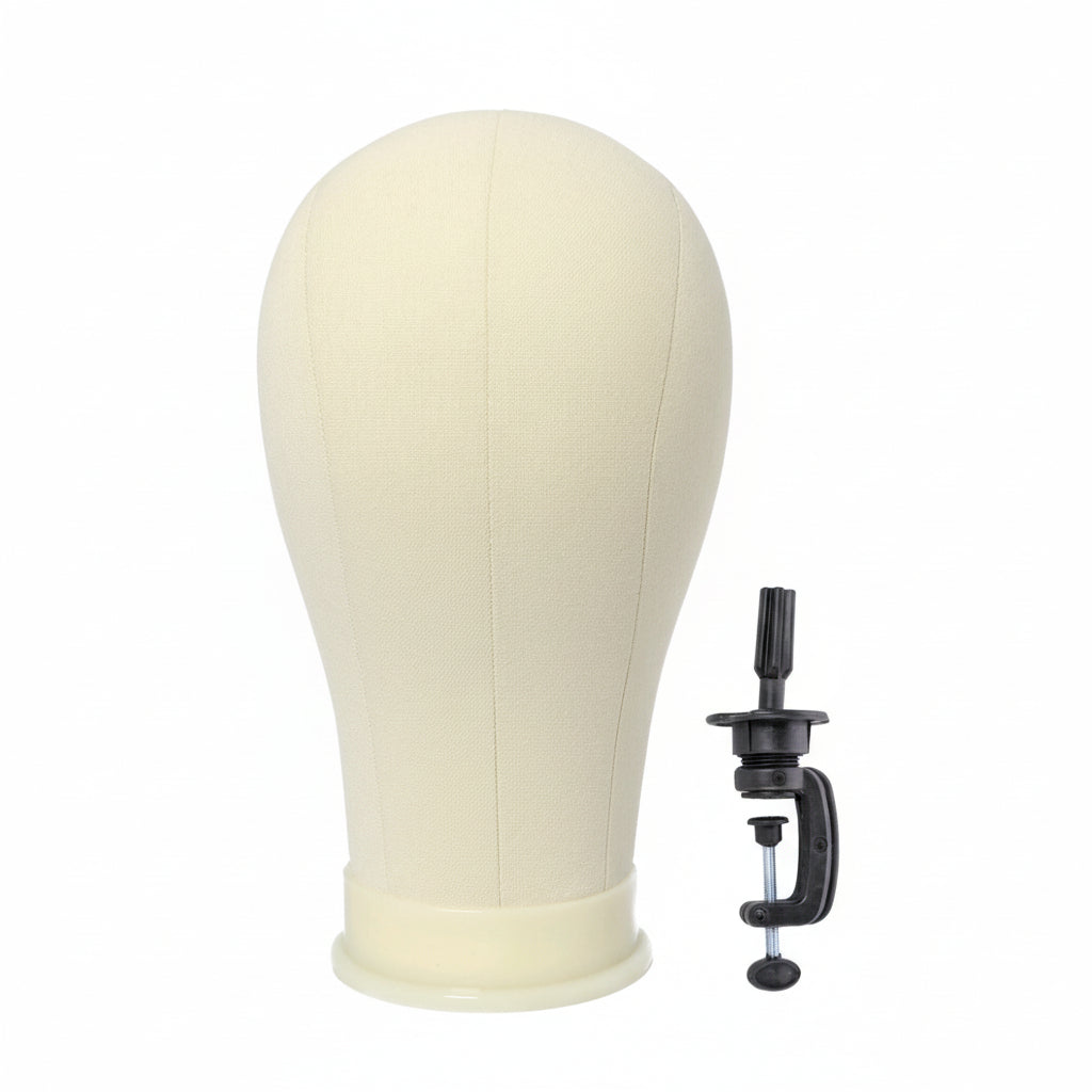 Canvas Mannequin Head With Mount Hole