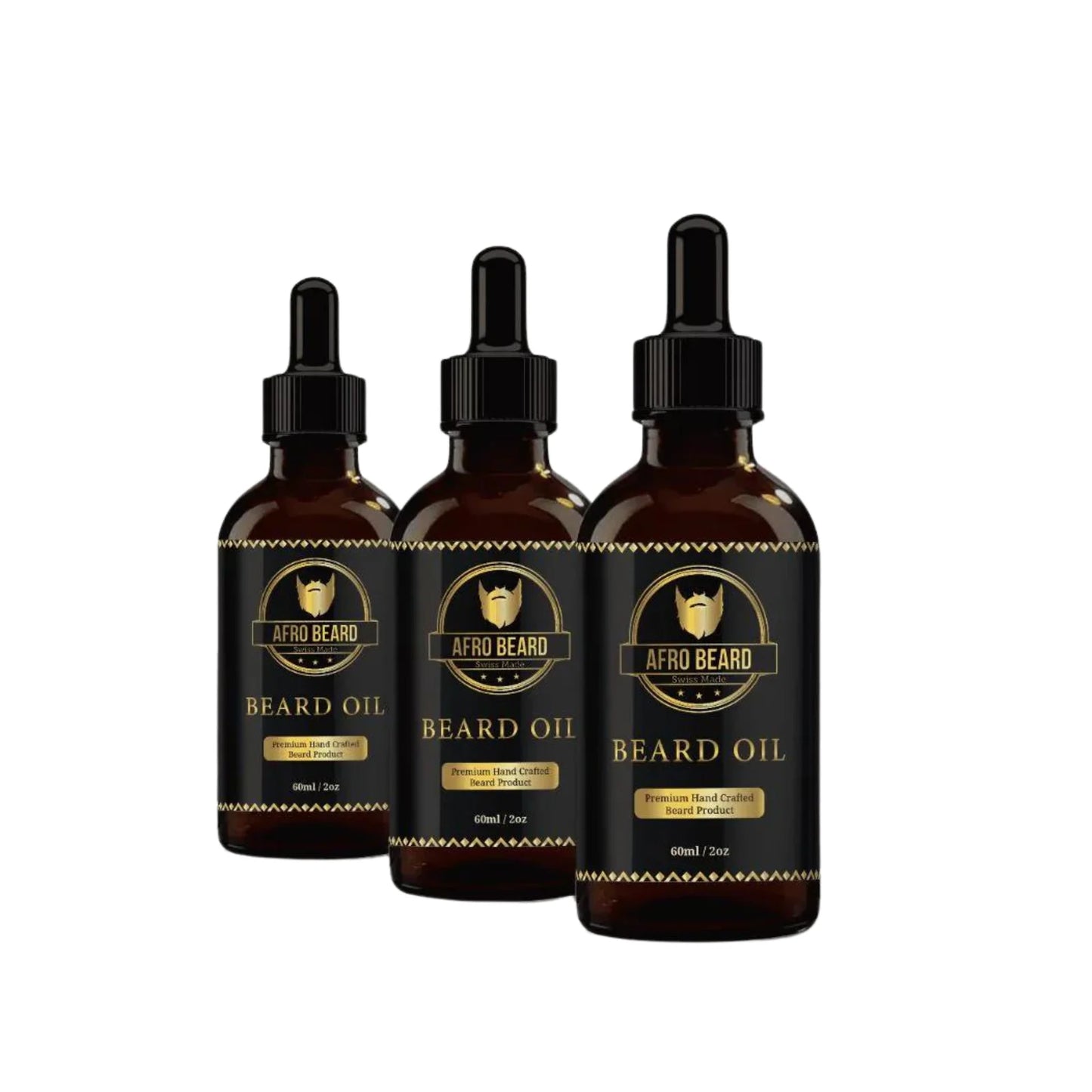 AfroBeard: Classic 2in1 Beard Grooming Kit for Growth & Moisture