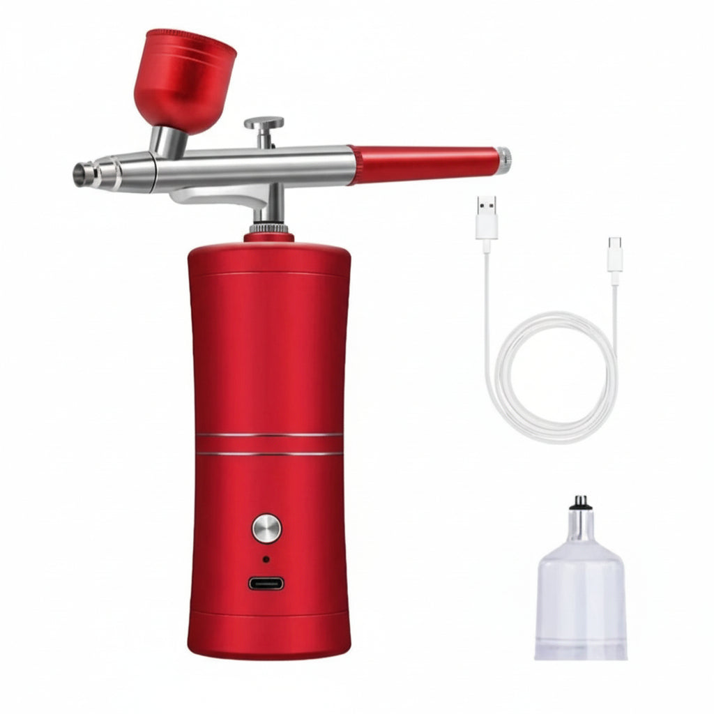 Portable Airbrush Compressor Kit – For Nails, Art, Cake & Makeup