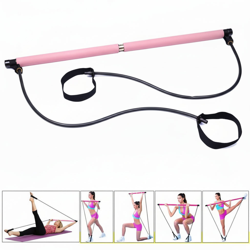 Pilates Bar Kit With Resistance Bands