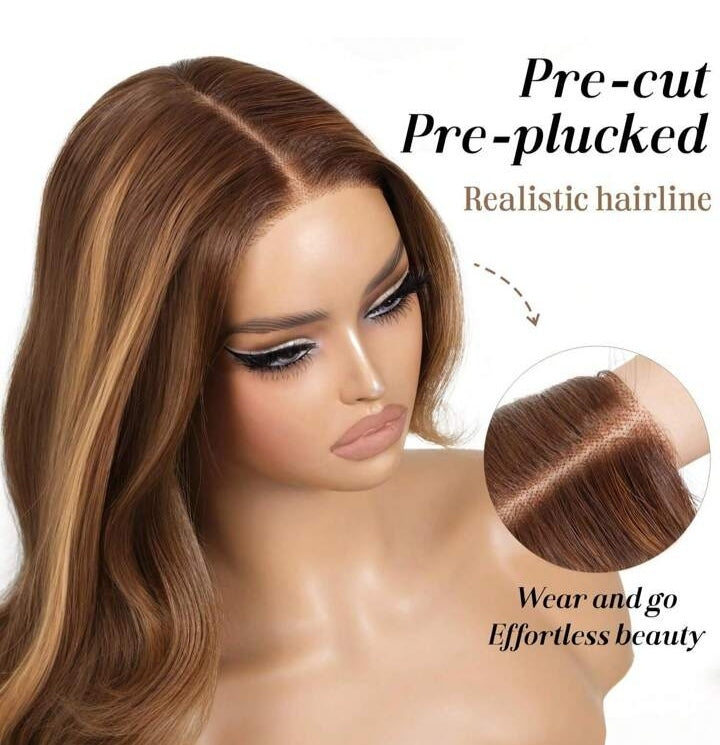 Body Wave Lace Front Wig (human blend)