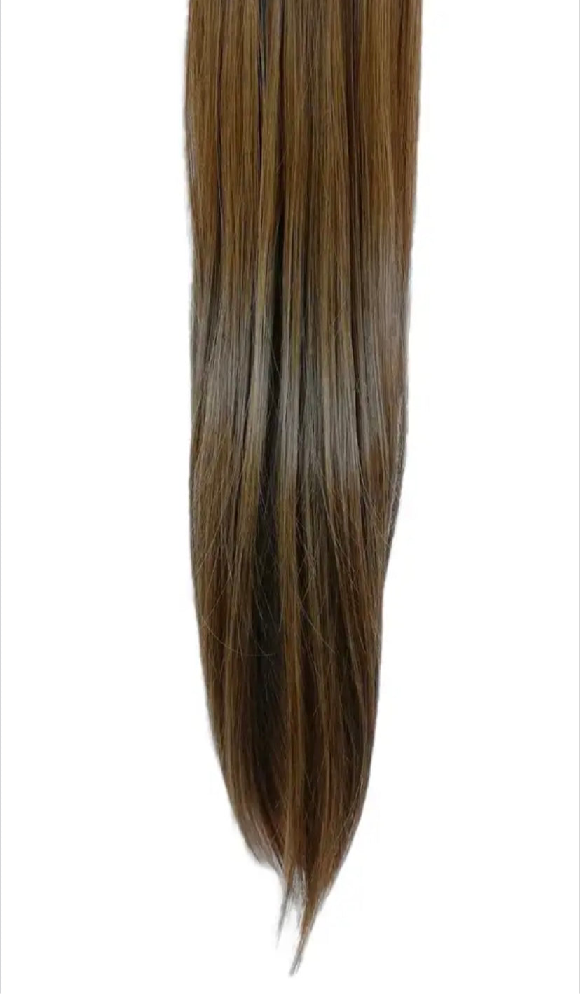 Straight Long Full Head Clip-on Hair Extensions 55-60cm
