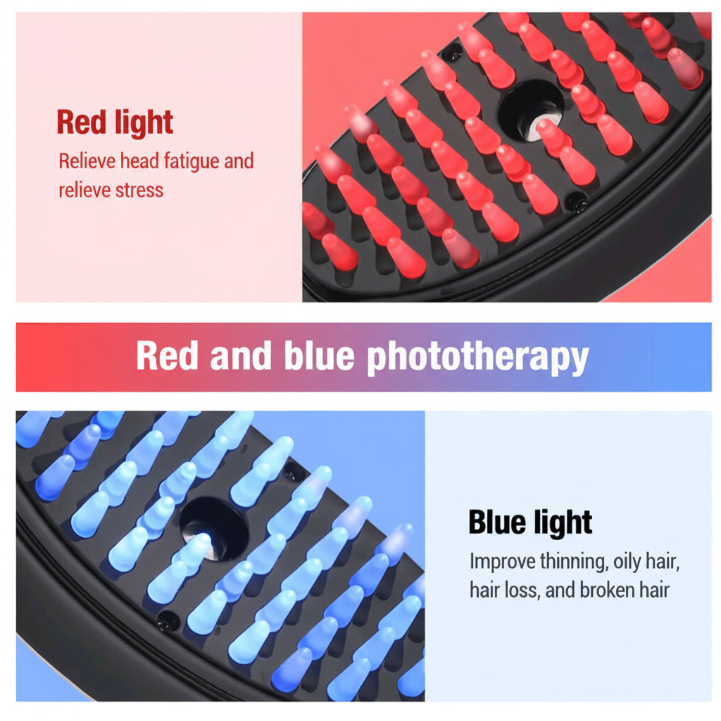 Electric Spray Massage Hair Brush