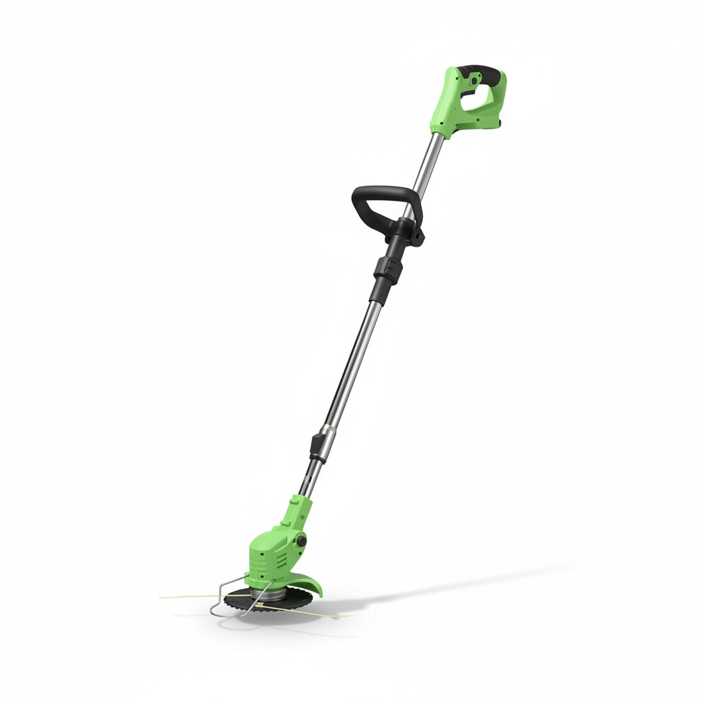 Multifunctional Folding Electric Lawn Mower With 3 Kind Blades-Green