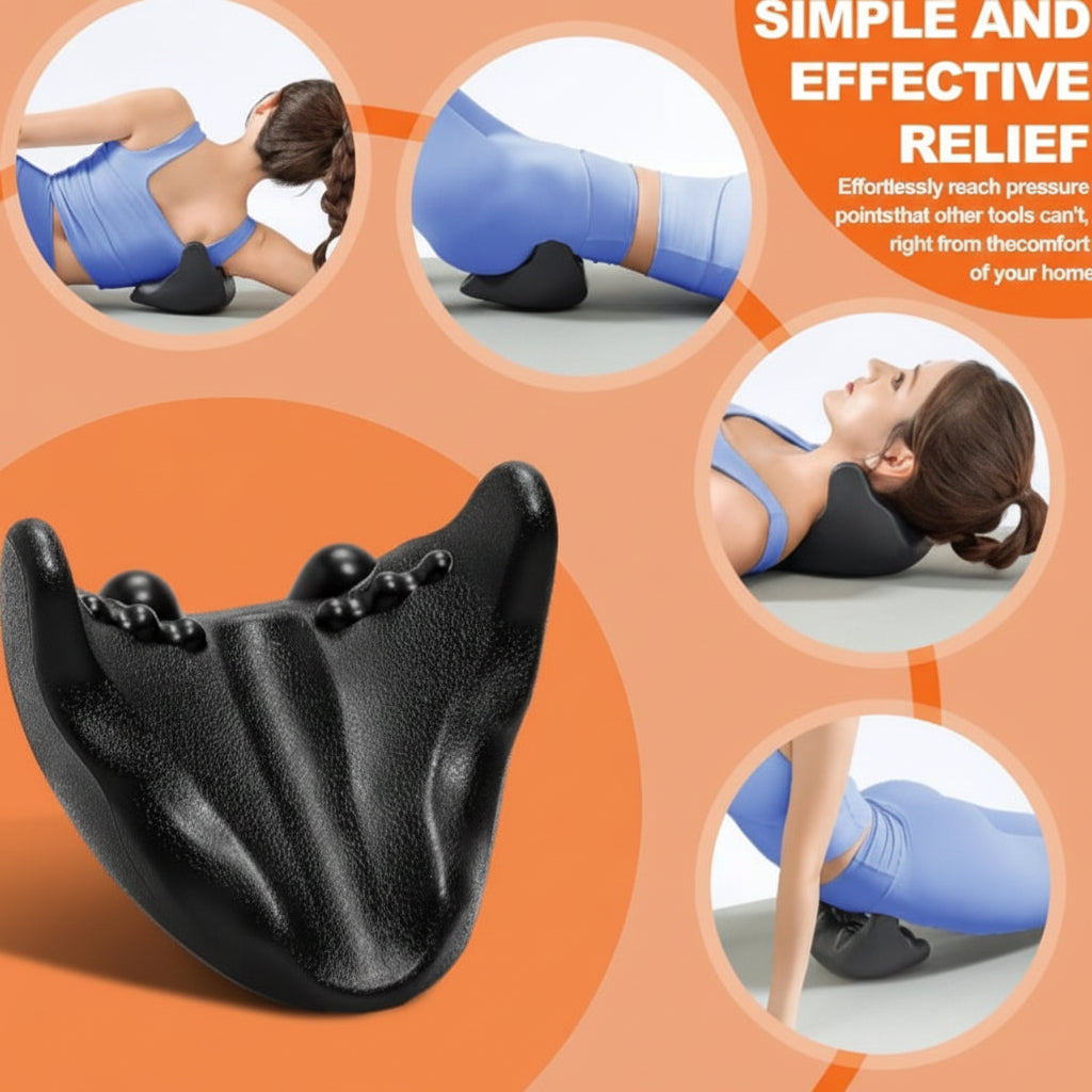 Neck Massage Pillow Psoa Release Tool back Stretcher Shoulder Relaxer