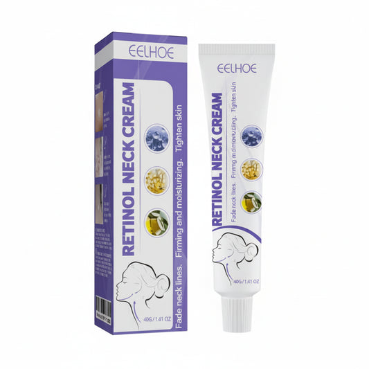 Retinol Neck Cream Lightens Neck Lines, Moisturizes & Firms Neck Skin, Neck Massage Cream