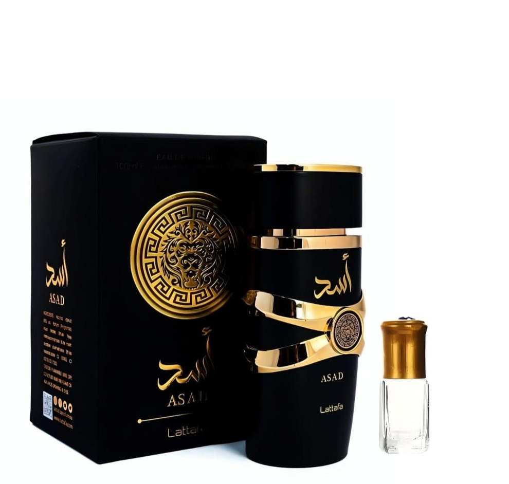 Asad Eau de Parfum - 100ml + Perfume Oil Gift (Inspired)