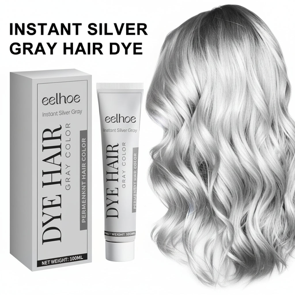 Gray Hair Coloring Cream Nourishing & Long-Lasting Shine