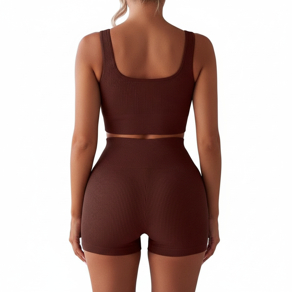 Two Piece Women Clothing Activewear Gym Yoga Sets